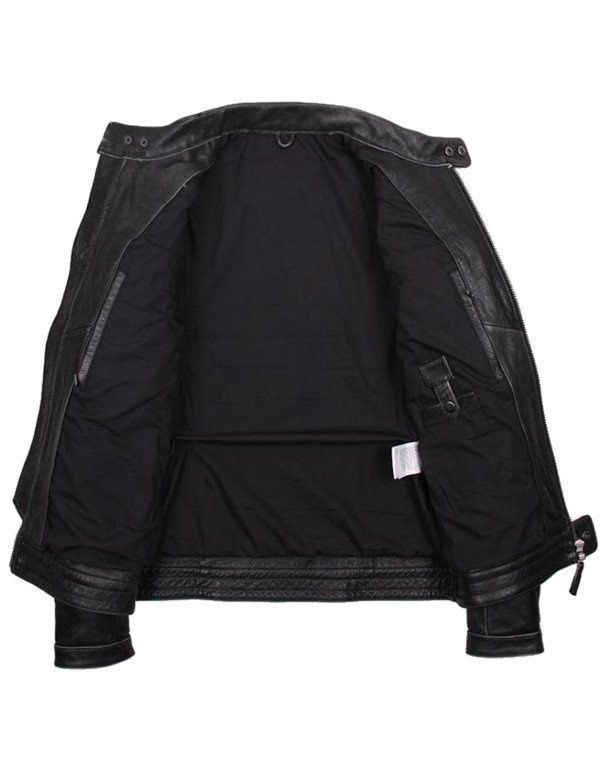 HugMe.fashion Real Genuine Leather Bomber Jacket For Men JK128