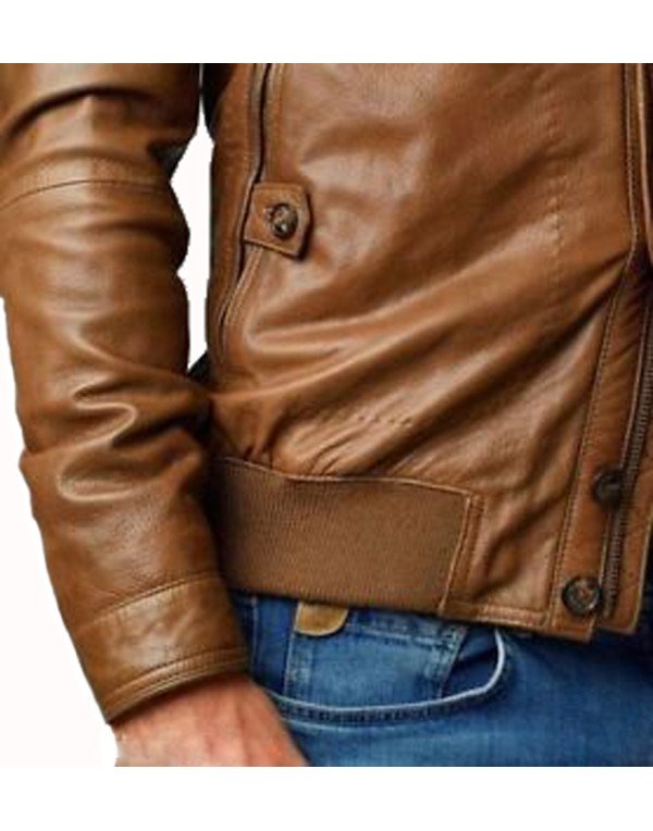 HugMe.Fashion Pure Leather Stylish Coat Cum Jacket JK156