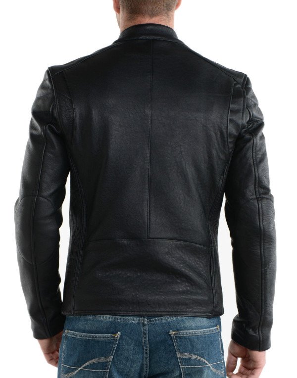 HugMe.fashion Leather Jacket Motorcycle Jacket For Men JK16