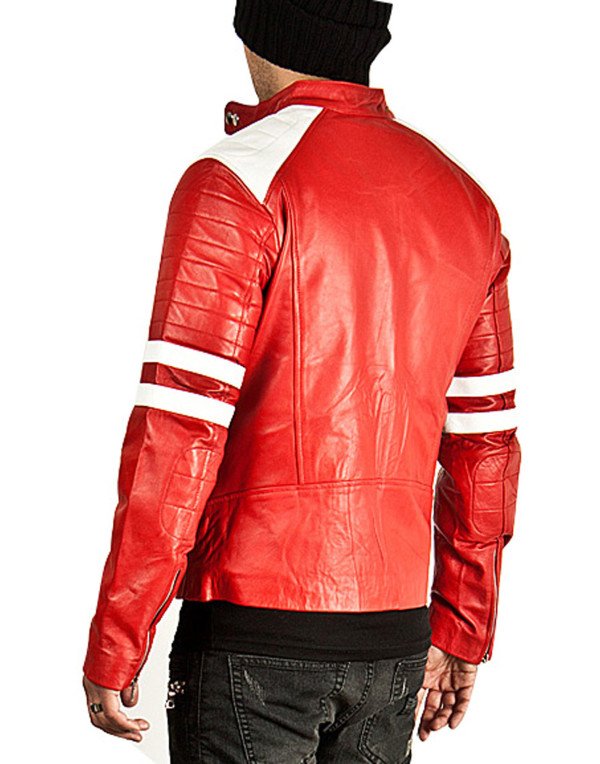 HugMe.fashion New Stylish Genuine Leather Jacket Color Sport Bike Bomber JK164