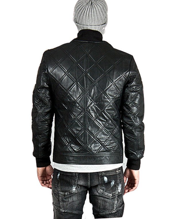 HugMe.fashion new stylish Fully quilted leather jacket JK168