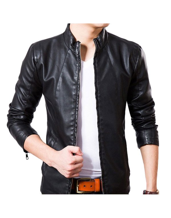 HugMe.fashion Genuine Sheep Leather Jacket Black JK192