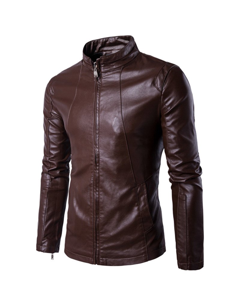 Buy SKY LINE OCEAN GENUINE LEATHER JACKET (100% PURE LEATHER) FOR MEN CAMEL  BROWN (X-Large) at Amazon.in