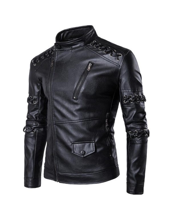 HugMe.fashion Leather Jacket With Hollywood style JK201