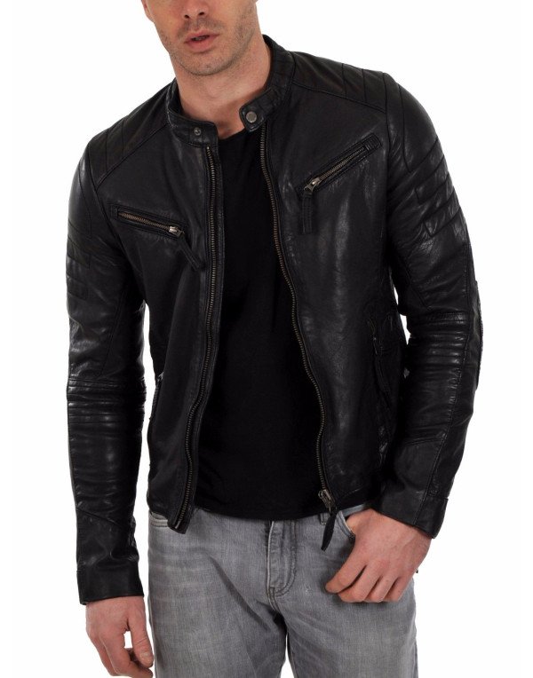 Rubbed Black Leather Jeans Style : LeatherCult: Genuine Custom Leather  Products, Jackets for Men & Women