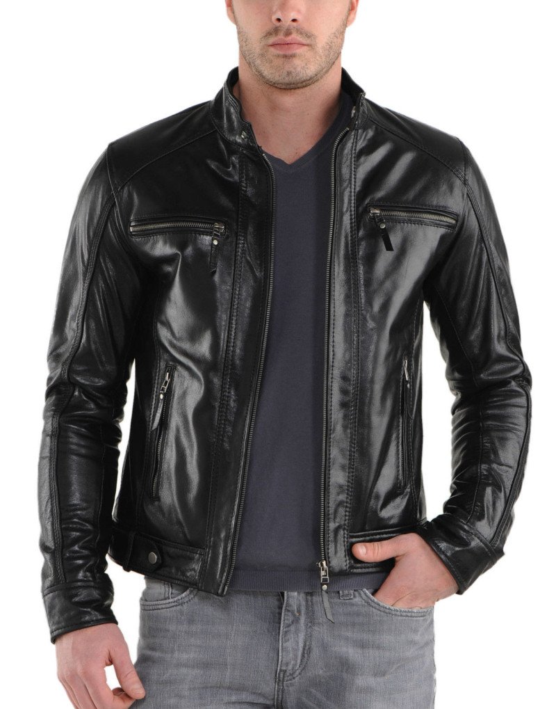 Buy Men's Leather Jacket - Real Lambskin Leather Jackets For Men Online at  desertcartINDIA