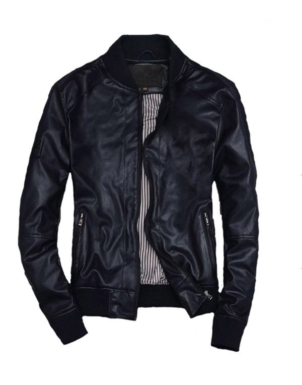 HugMe.fashion Leather Jacket Slim Biker Motorcycle jacket  JK63