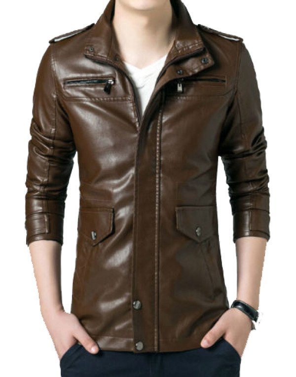 HugMe.fashion Leather Jacket for Men Biker Casual Jacket JK72