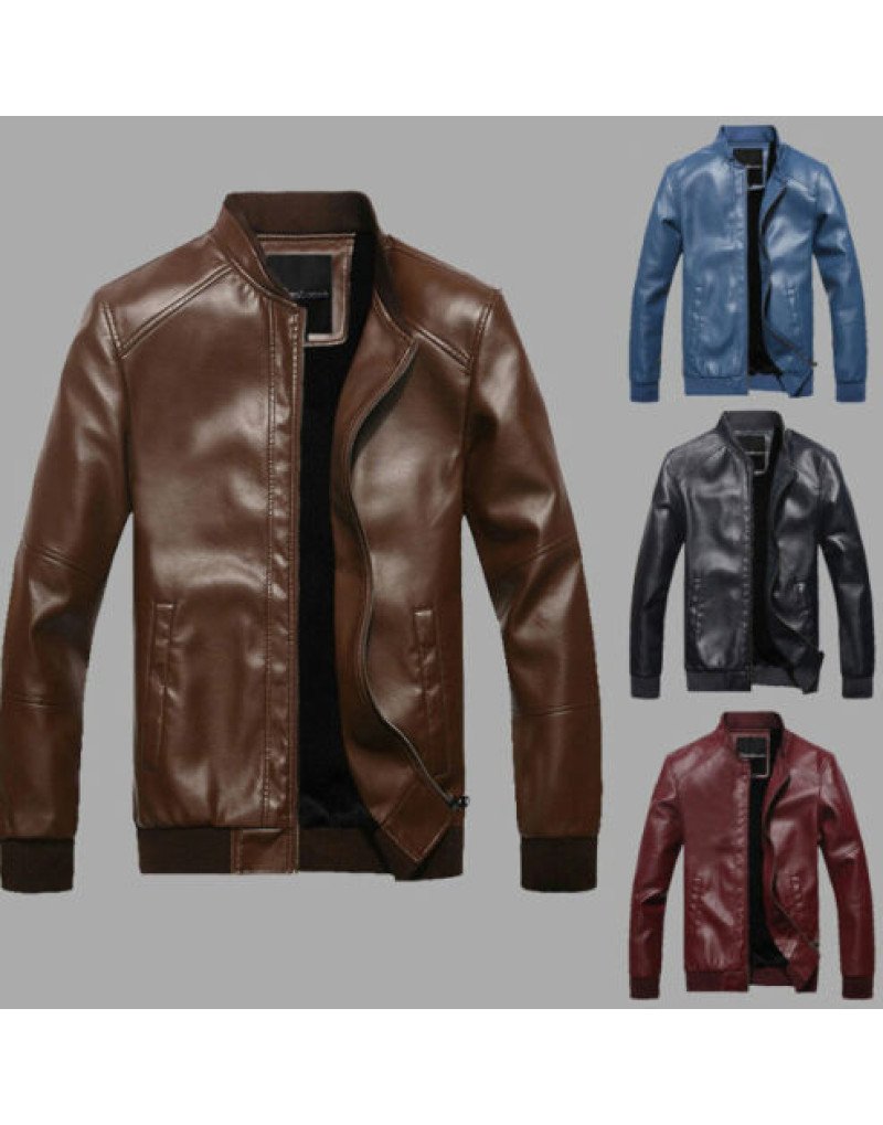 Brown Leather Jacket: Made From 100% Lambskin Leather