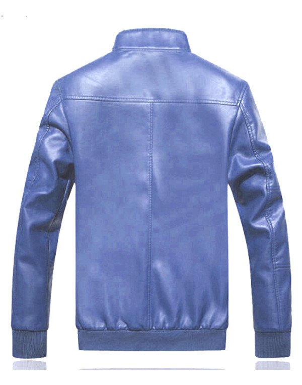 HugMe.fashion Genuine Leather Elastic Jacket Men JK73