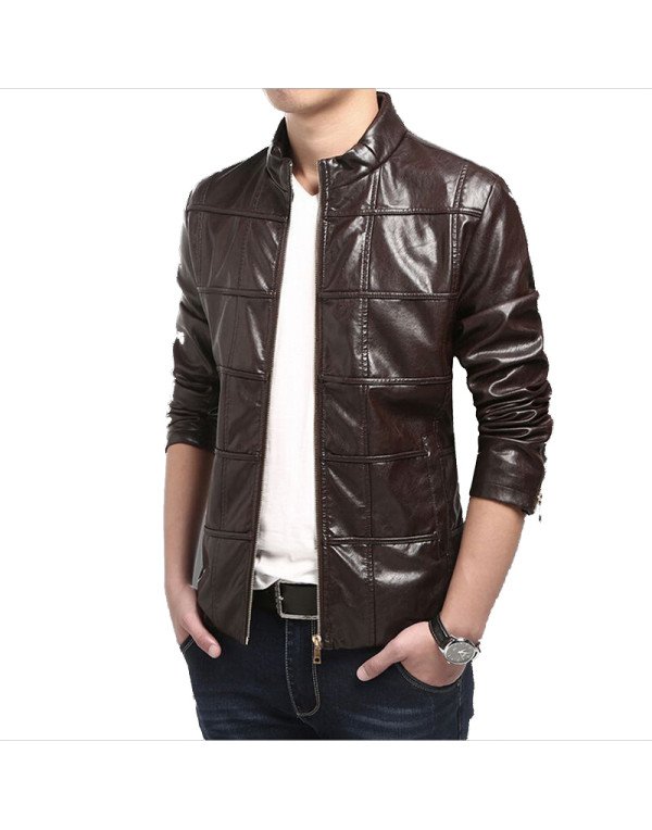 HugMe.Fashion Pure Leather Casual Jacket JK76