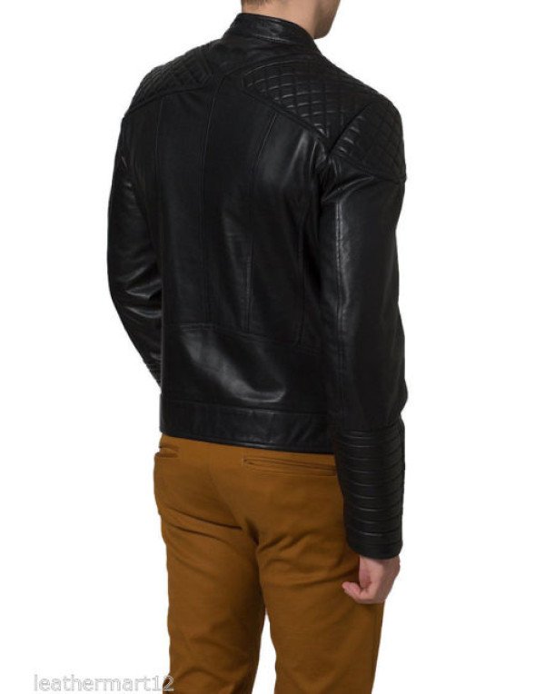 HugMe.fashion Genuine Leather Jacket style Slim Fit New trends JK89