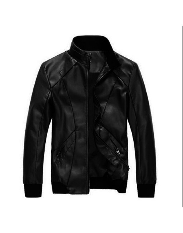 HugMe.fashion Genuine Leather Jacket Slim fit Biker JK94