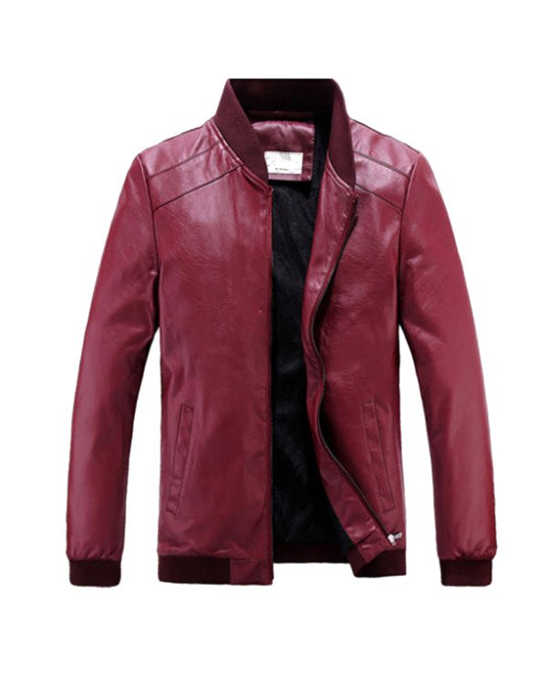 Hugme.fashion Genuine Leather Jacket For Biker Elastic Closer JK95