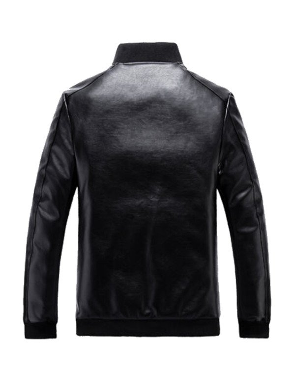 Hugme.fashion Genuine Leather Jacket For Biker Elastic Closer JK95