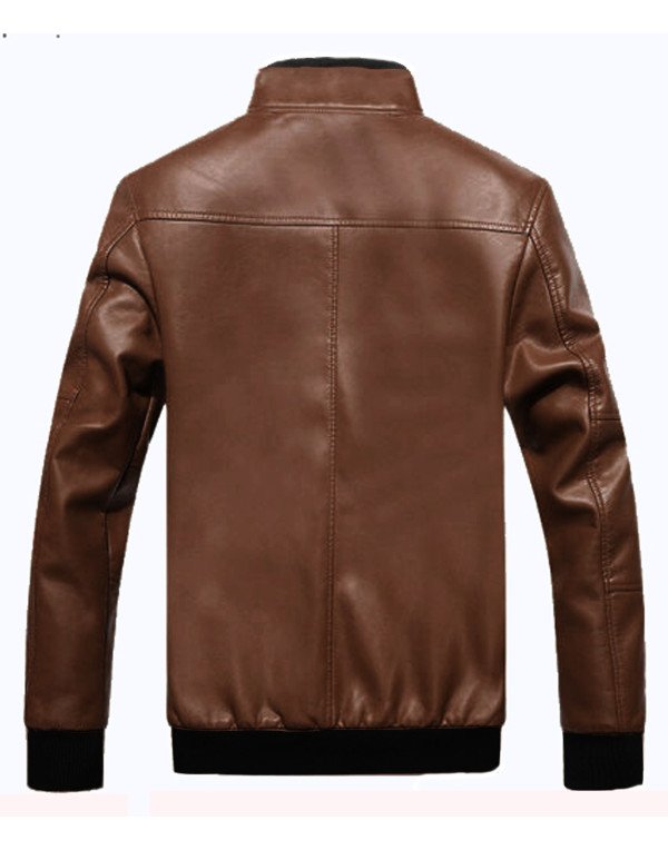 HugMe.fashion Genuine Leather Jacket Slim fit Biker JK96