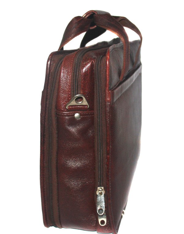 Genuine Leather Brown Messenger Shoulder Bag LB20