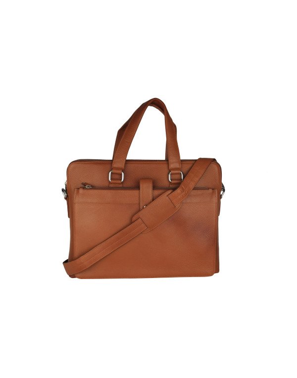 HugMe.fashion NDM Leather Laptop Bag in Brown, Black Color For Men and Women LB59