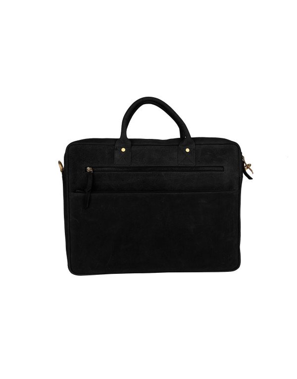 HugMe.fashion Raw Leather Laptop Bag Shoulder Bag LB68