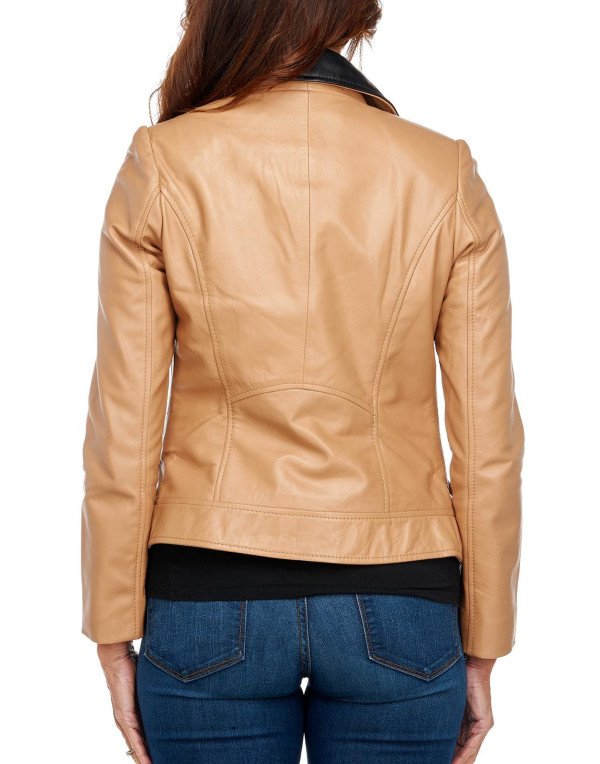 HugMe.fashion Ladies New Genuine Leather Jacket LJK14