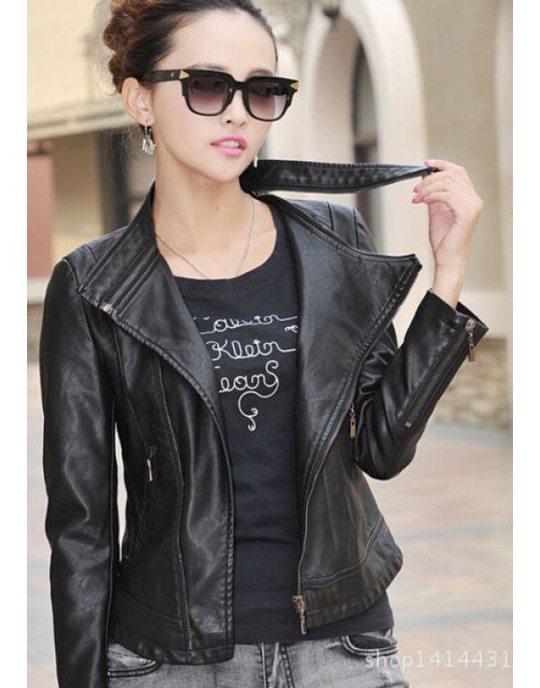 HugMe.fashion New Leather Stylish Leather Jacket For Women LJK23