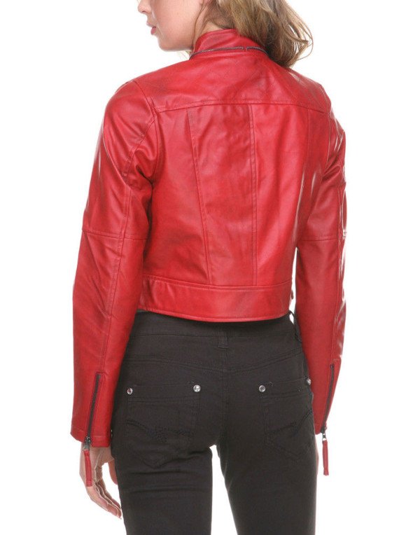 HugMe.fashion Short New Genuine Leather Jacket LJK28