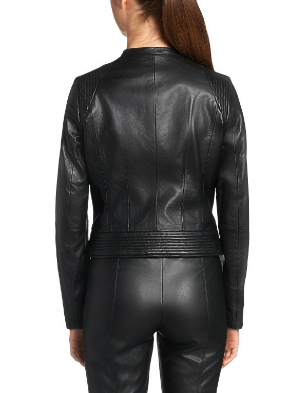 HugMe.fashion New Genuine Leather Women Jacket In Formal Style LJK32