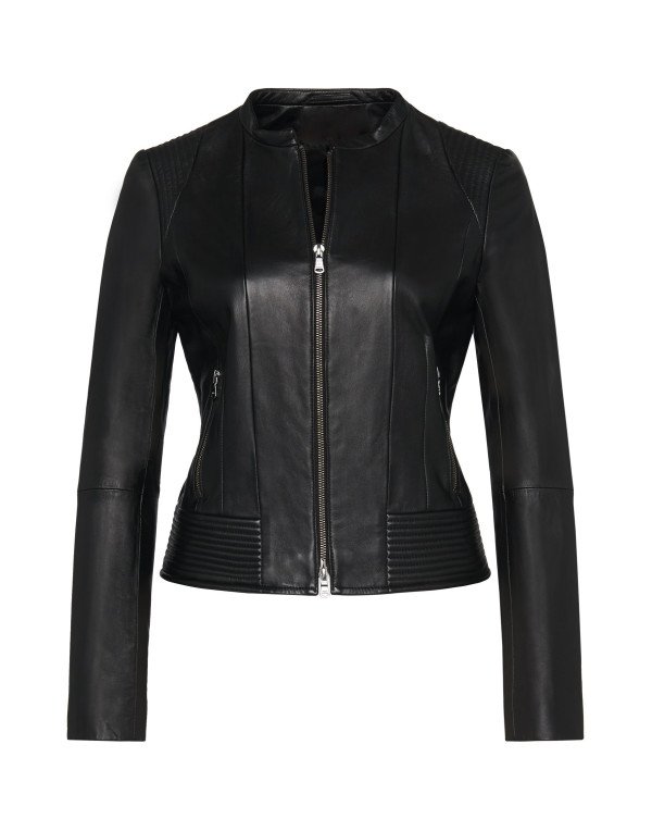 HugMe.fashion New Genuine Leather Women Jacket In Formal Style LJK32