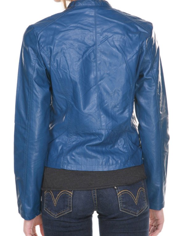 HugMe.fashion Short Men's Leather jacket For Women LJK48