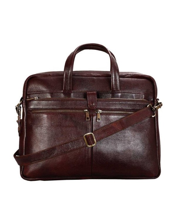 Leather 17" Laptop Carry Case  LB18