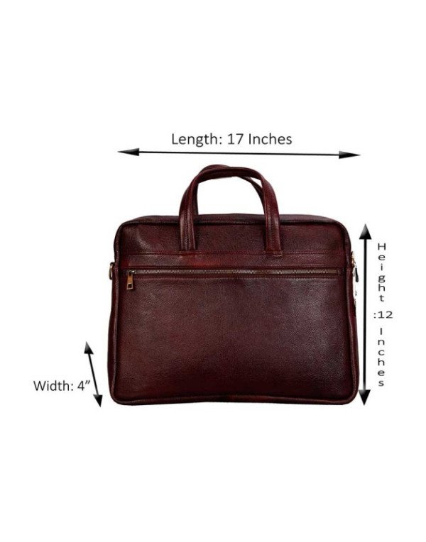 Leather 17" Laptop Carry Case  LB18