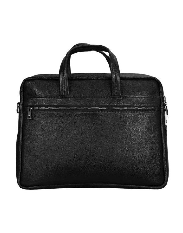 High Fashion Executive Genuine Leather Black Laptop 