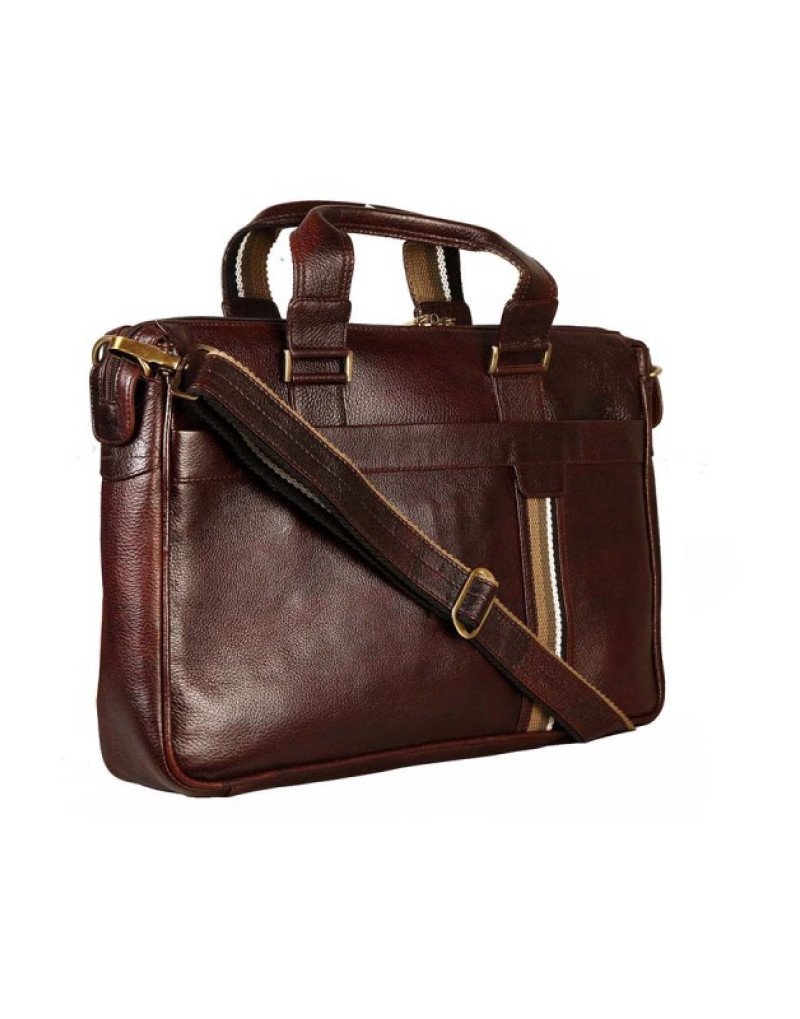 100% GENUINE INDIAN Leather new Executive Bag Office Messenger