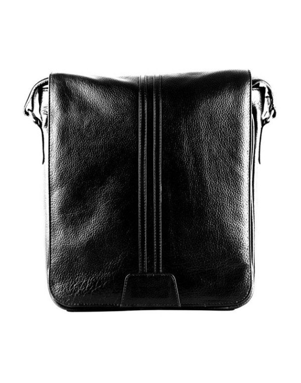 Full Flap Crossbody Leather Messenger Bag