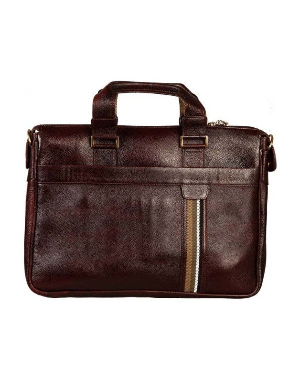 Genuine Leather Tan Messenger Shoulder Laptop Unisex Bag
