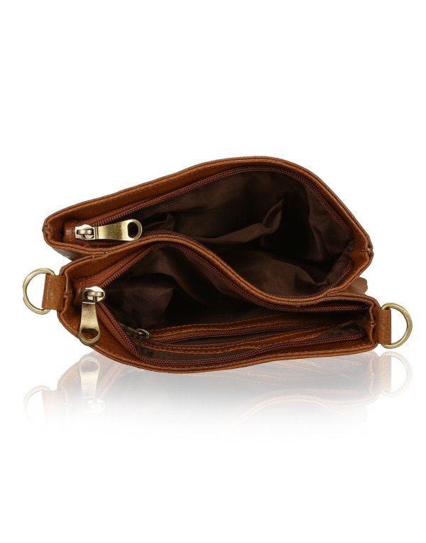 HugMe.fashion Leather Slim Sling Bag New SB61