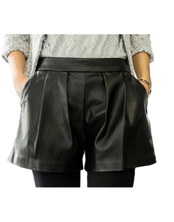HugMe.fashion Regular Fit in Black Color Short For Ladies SH14