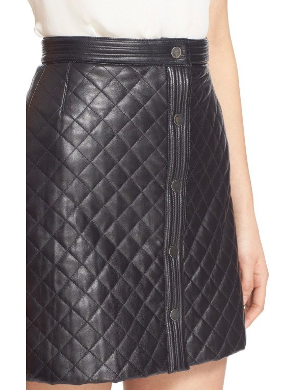 Genuine Sheep Leather Skirt Fit SK1