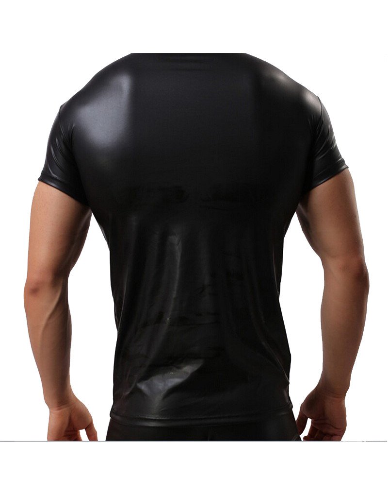 Genuine Sheep Leather T-shirt For Men Slim Fit TS1
