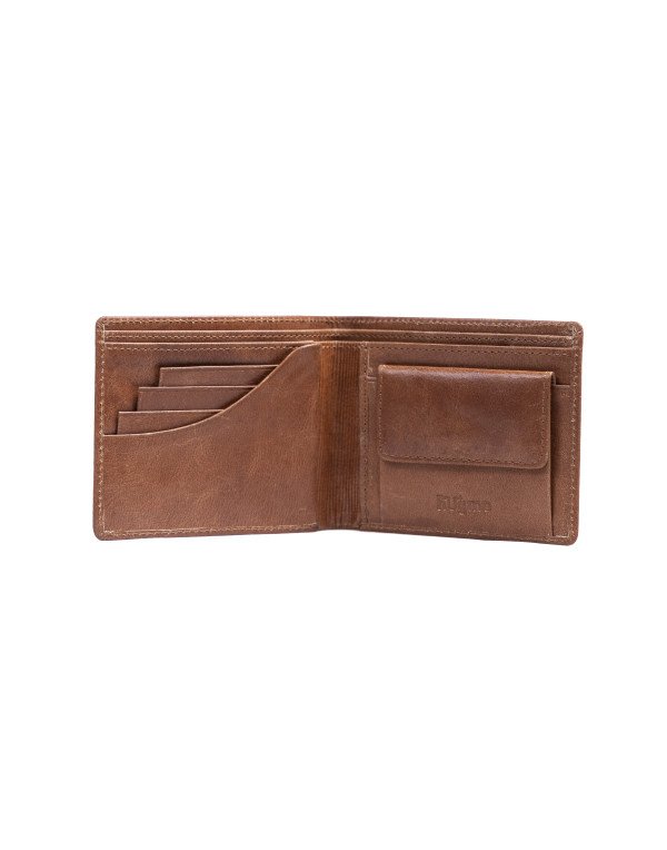 HugMe.Fashion Genuine Leather Wallet In Tan Color WL77