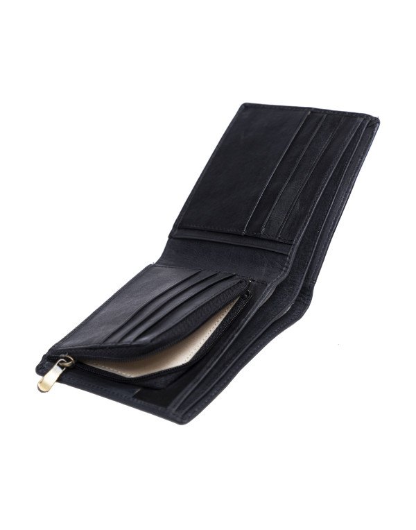 HugMe.Fashion Men's Leather Wallet In Black Color WL90